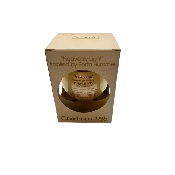 Berta Hummel 1985 Christmas Ornament Heavenly Light Schmid - Picture 12 of 13
